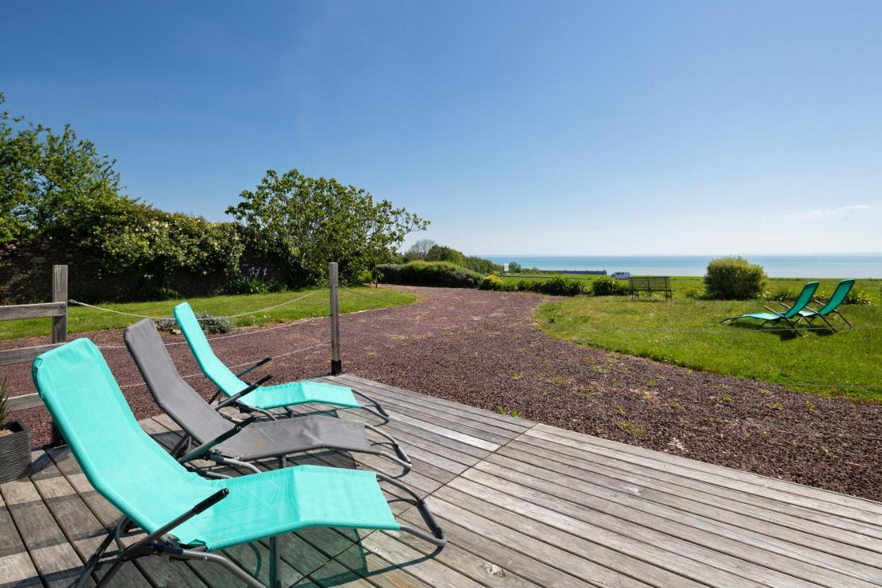 La Metairie-Du-Vauhariot - Vue Mer Et Mont Saint Michel - Piscine Chauffee - Acces Gr34 Cancale Luaran gambar