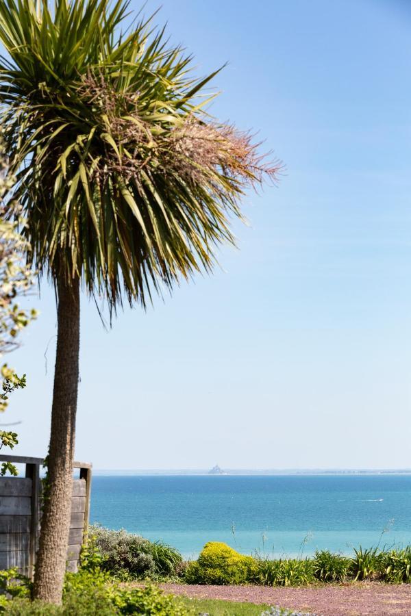 La Metairie-Du-Vauhariot - Vue Mer Et Mont Saint Michel - Piscine Chauffee - Acces Gr34 Cancale Luaran gambar